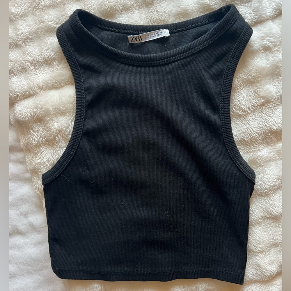 Zara Classic Black Tank Top